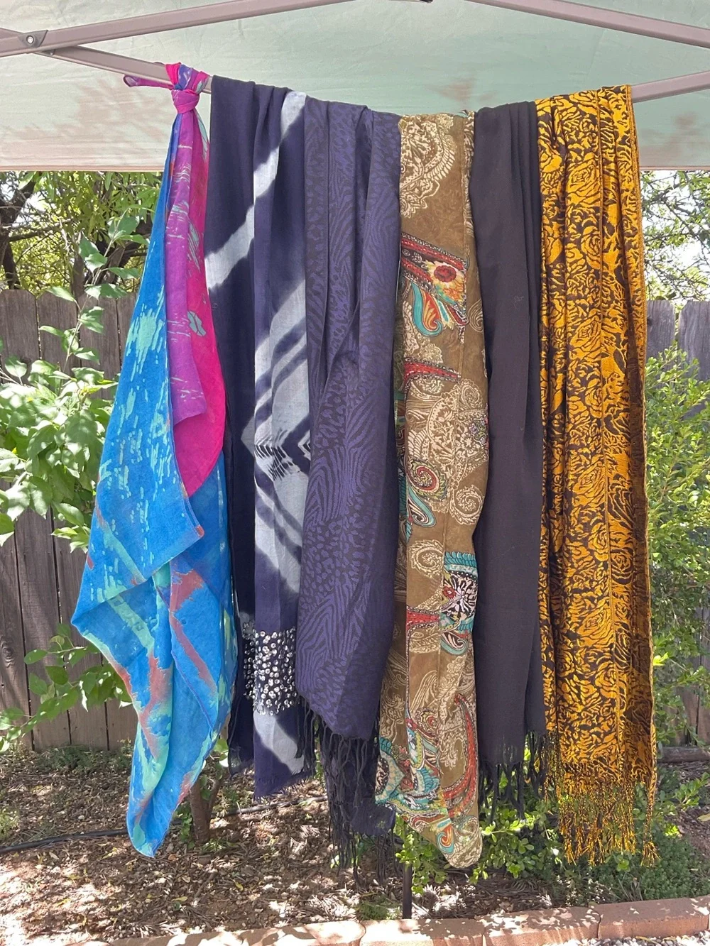Long Scarves Wraps Cozy Whimsigoth Fall Lot of 6